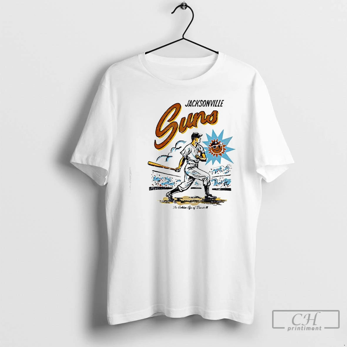 Classic Jacksonville Suns Jacksonville Jumbo Shrimp The Golden Ageof Baseball T-Shirts, Hoodie, Sweatshirt | PopFlextees.com