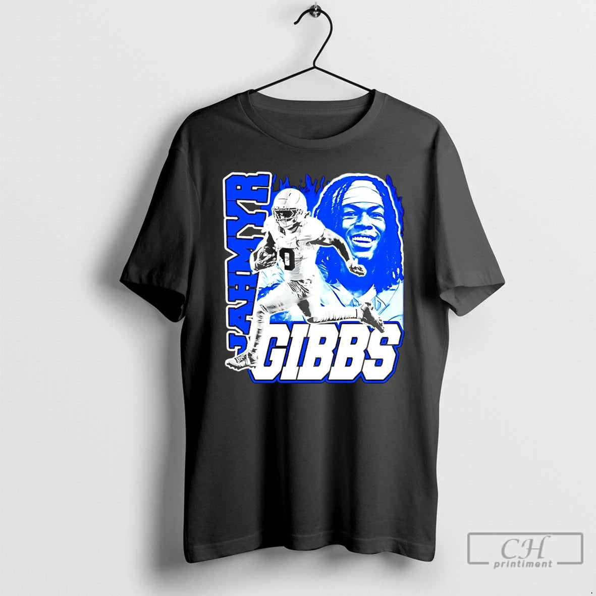 Classic Jahmyr Gibbs Detroit Lions Dreams Graphic T-Shirts, Hoodie, Sweatshirt | PopFlextees.com