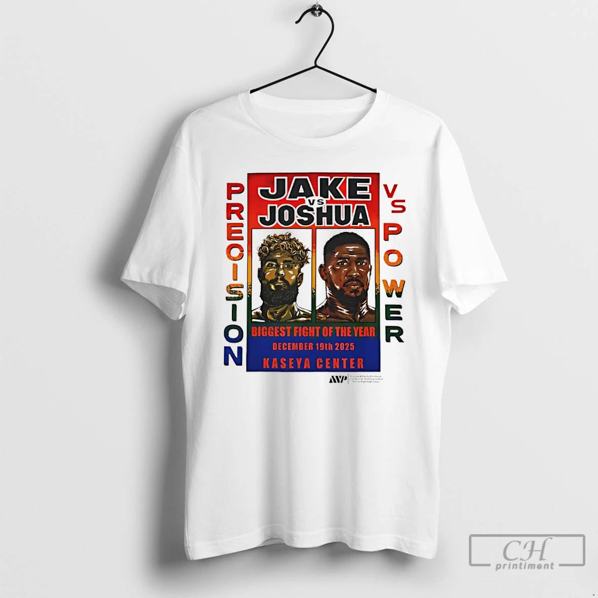 Classic Jake Paul Vs Joshua Biggest Fight Of The Year 2025 Graphic T Shirts Sweater Hoodie, Sweatshirt | PopFlextees.com