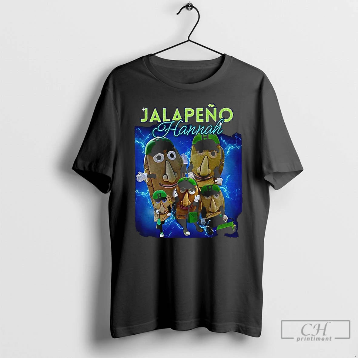 Classic Jalapeno Hannah Meme Lightning Graphic T-Shirts, Hoodie, Sweatshirt | PopFlextees.com