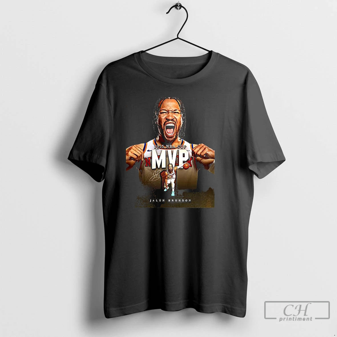 Classic Jalen Brunson Mvp 2025 Nba Cup Champions Signature T-Shirts, Hoodie, Sweatshirt | PopFlextees.com