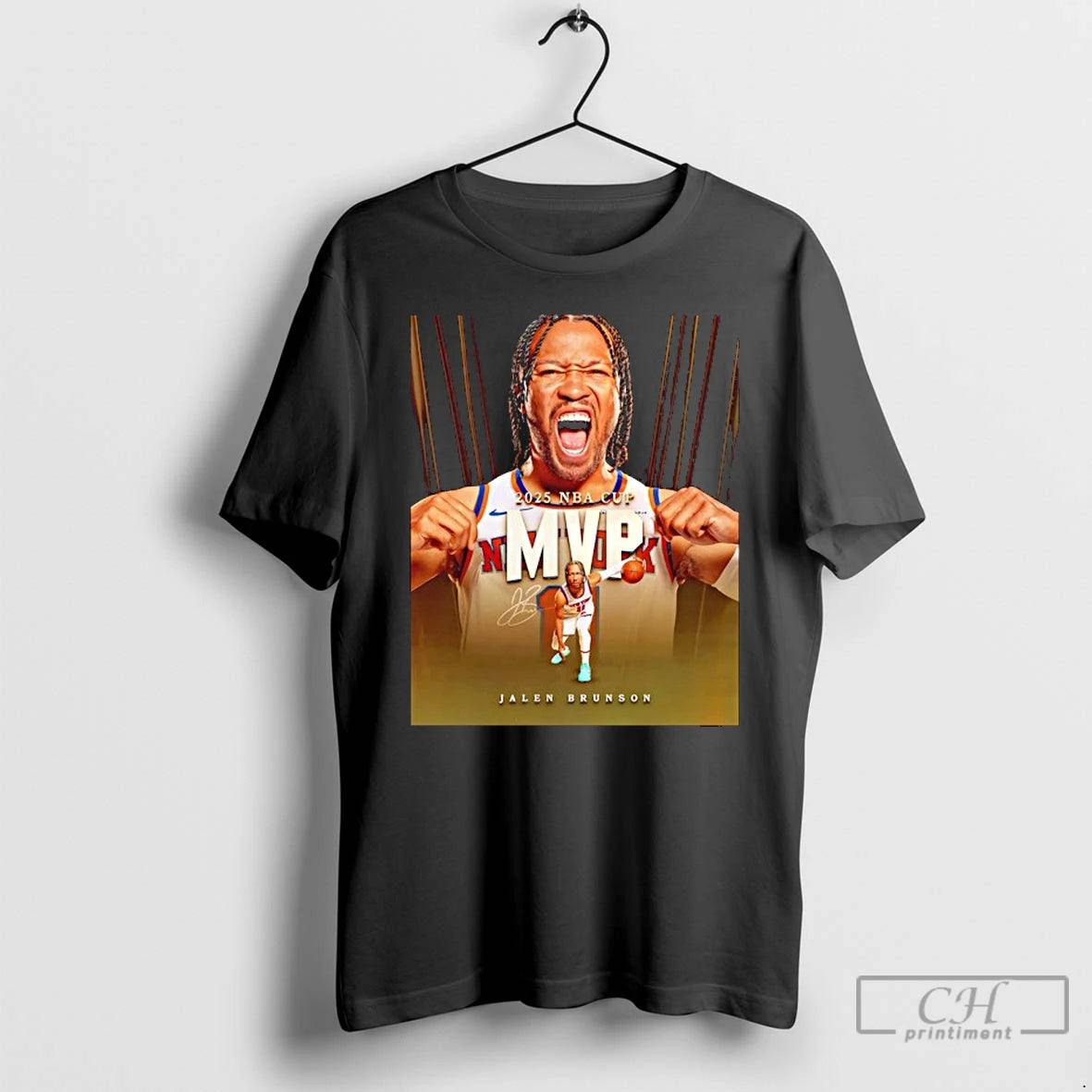 Classic Jalen Brunson Mvp Nba Cup Mvp Signature T-Shirts, Hoodie, Sweatshirt | PopFlextees.com