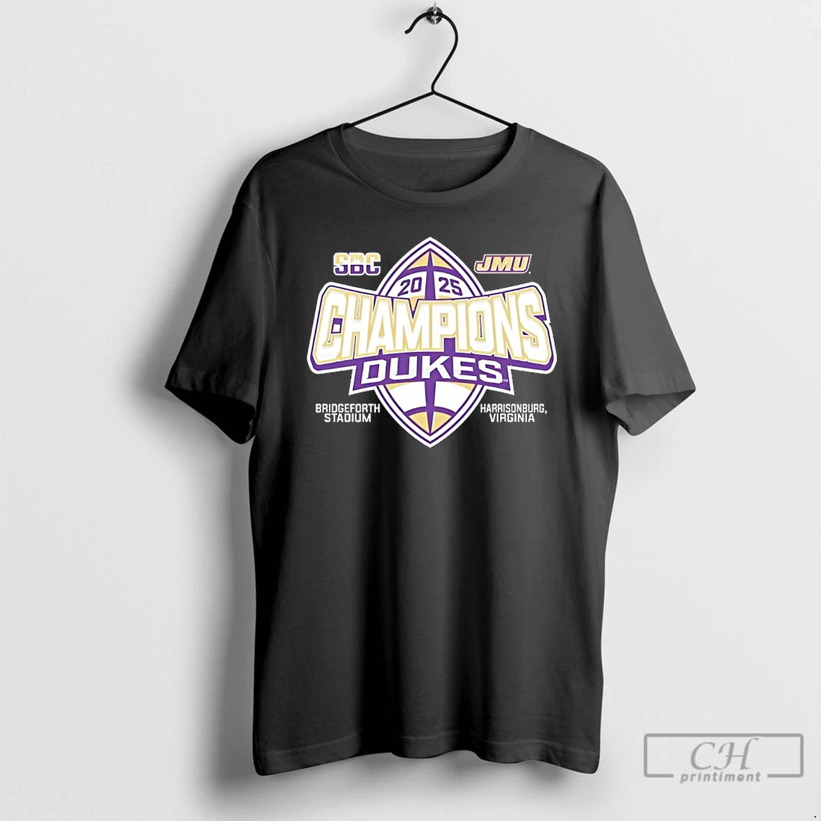 Classic James Madison University Dukes Football Champions 2025 T-Shirts, Hoodie, Sweatshirt | PopFlextees.com