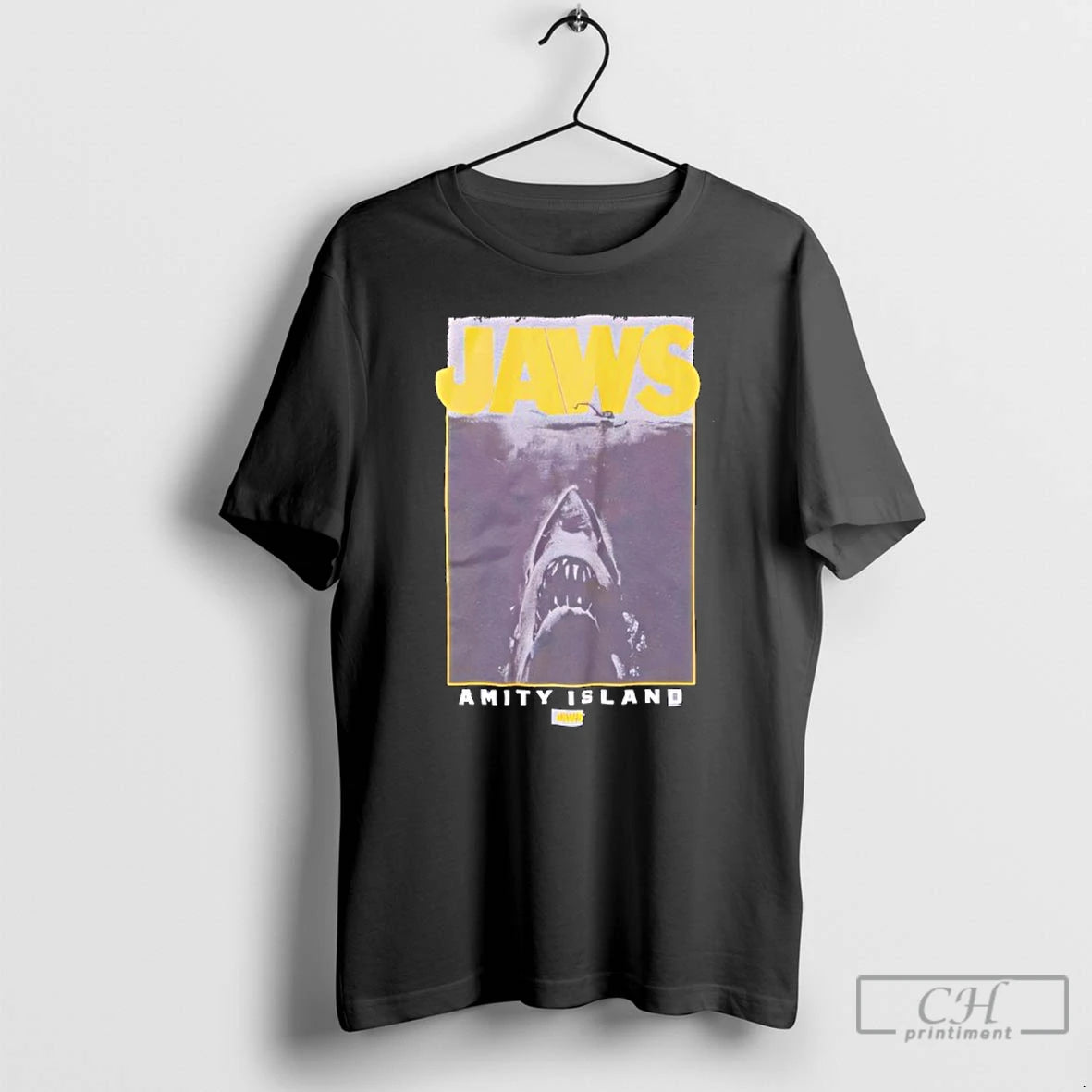 Classic Jaws Tonal Film Amity Island T-Shirts, Hoodie, Sweatshirt | PopFlextees.com
