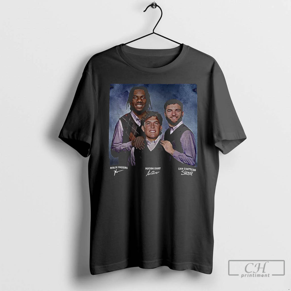 Classic Jaxson Dart Cam Skattebo Malik Nabers Football New York Step Bros T Shirts Sweater Hoodie, Sweatshirt