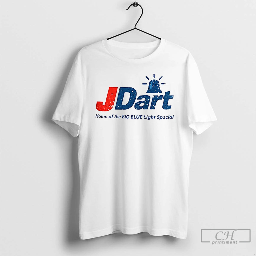 Classic Jaxson Dart Giants Kmart Parody Jdart Home Of The Big Blue Light Special T-Shirts, Hoodie, Sweatshirt