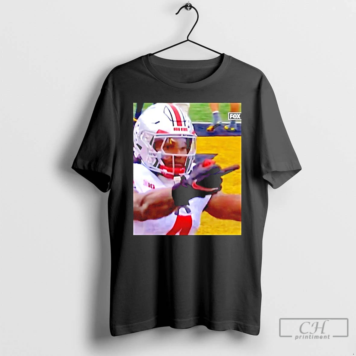 Classic Jeremiah Smith Middle Finger Fan Michigan Fan T-Shirts, Hoodie, Sweatshirt