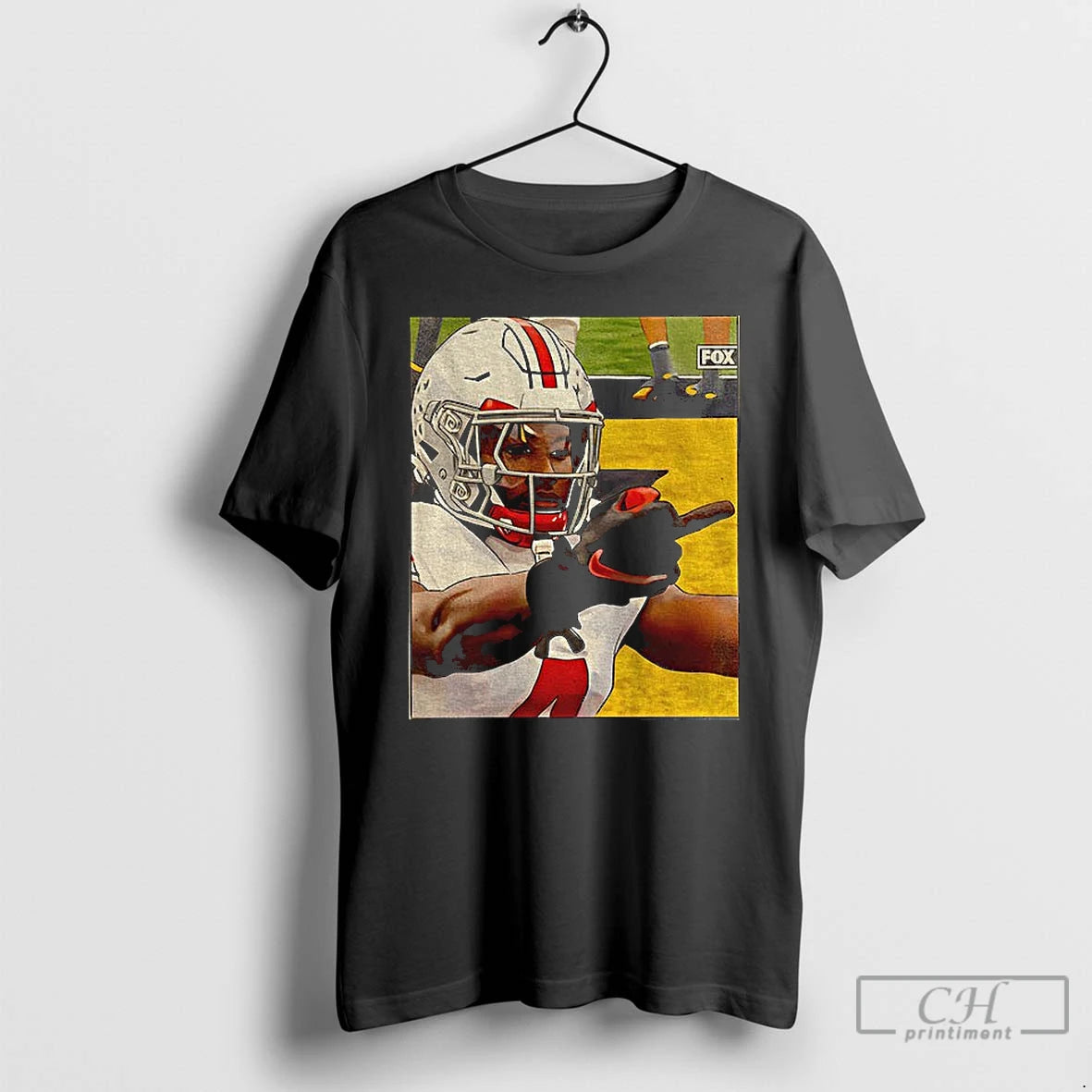 Classic Jeremiah Smith Middle Finger Michigan Fan Photo T-Shirts, Hoodie, Sweatshirt | PopFlextees.com