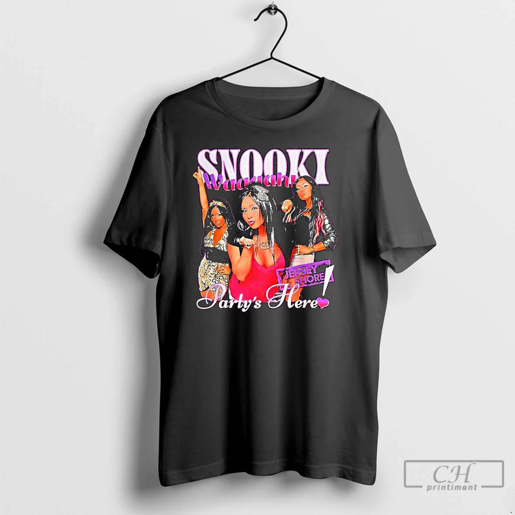 Classic Shore Partys Here Snooki T-Shirts, Hoodie, Sweatshirt
