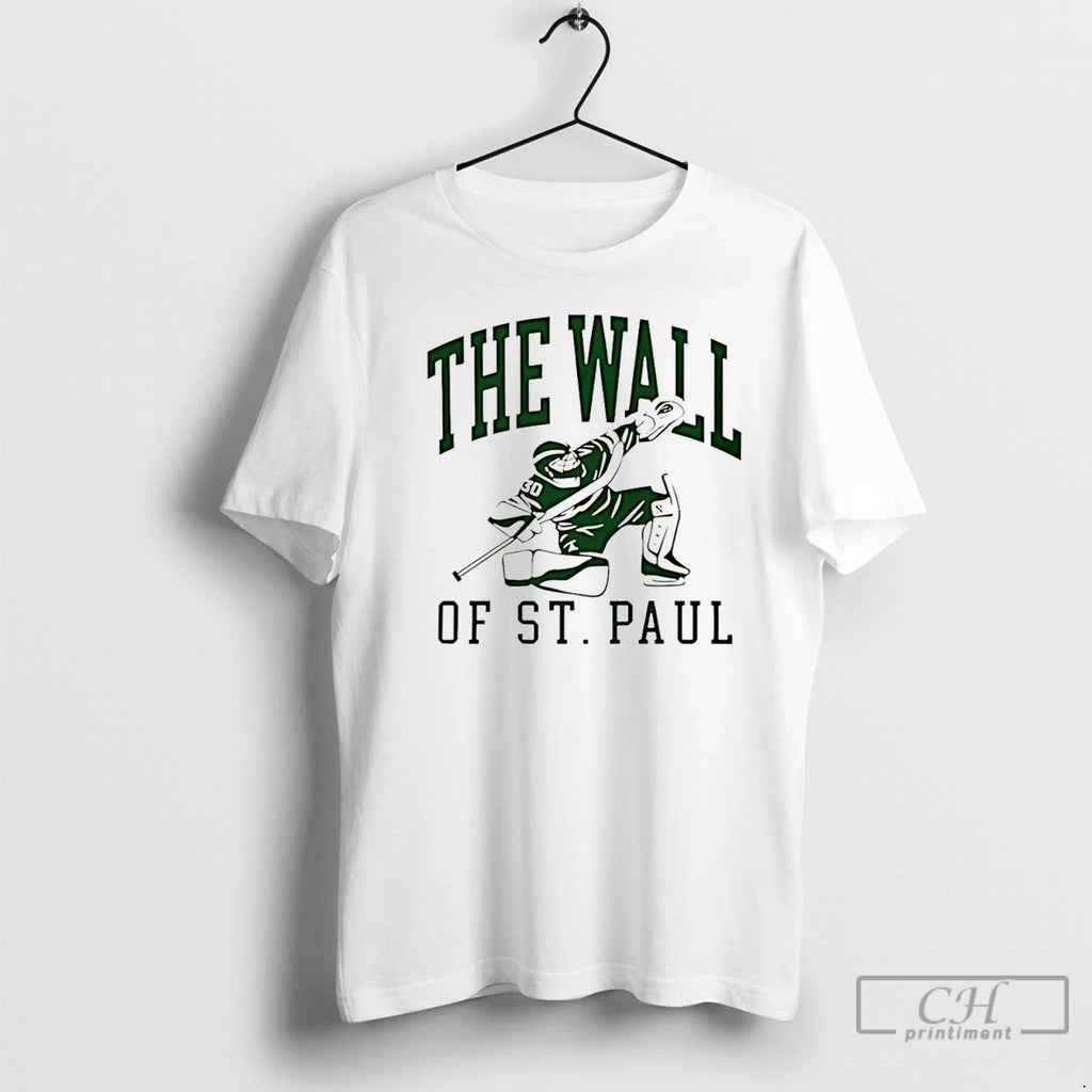 Classic Jesper Wallstedt The Wall Of St Paul Minnesota Wild Christmas T-Shirts, Hoodie, Sweatshirt | PopFlextees.com