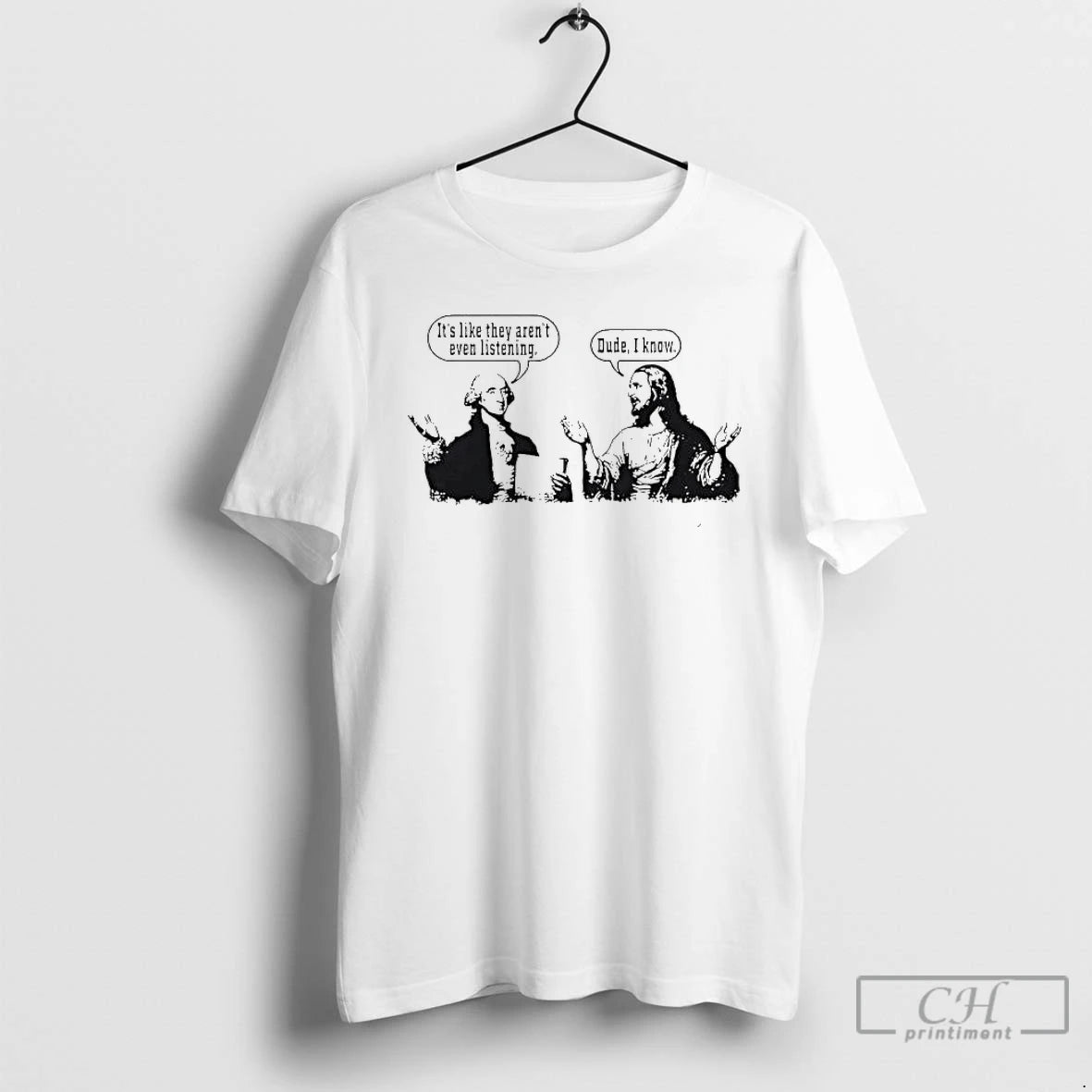Classic Jesus George Washington Funny Political Christian T-Shirts, Hoodie, Sweatshirt