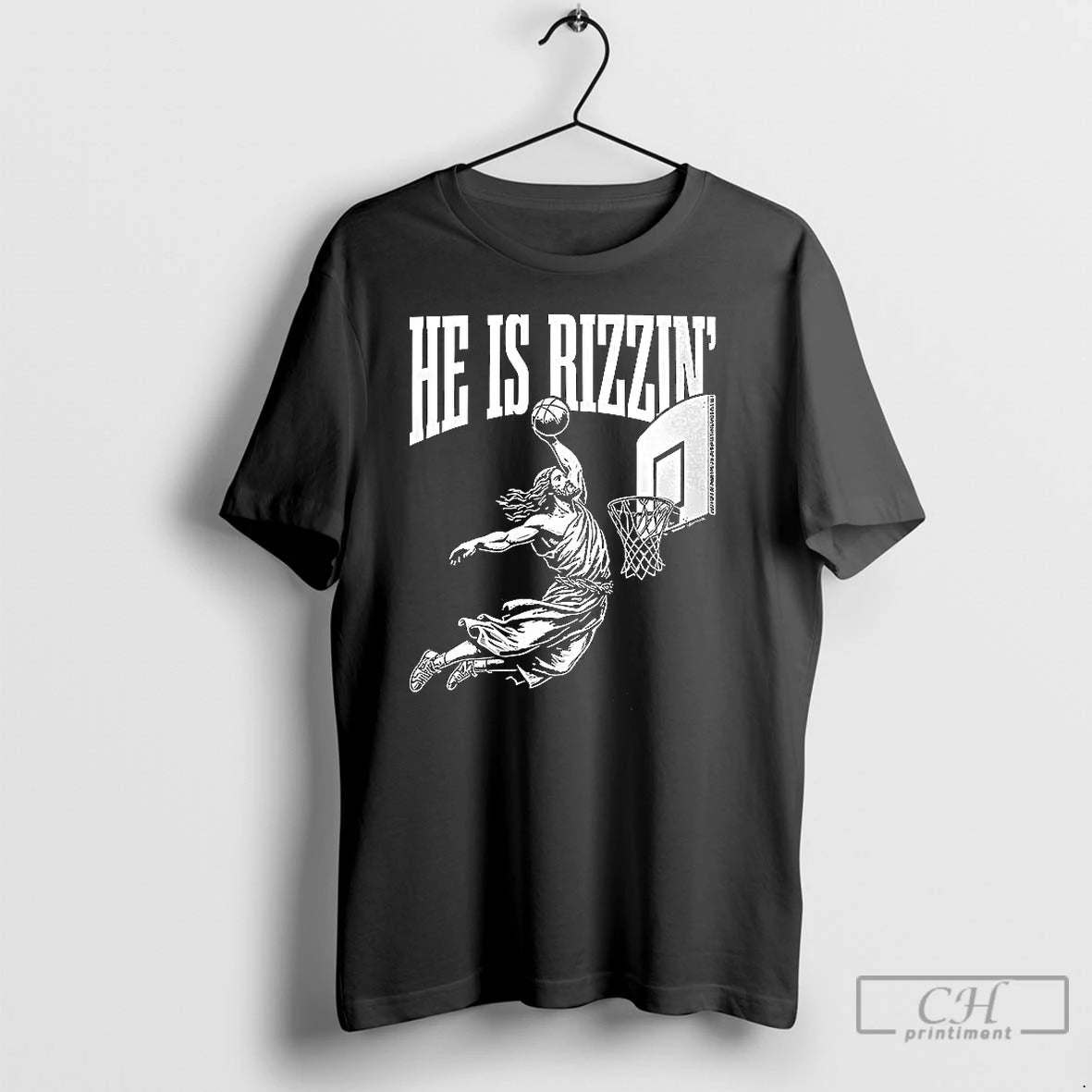 Classic Jesus Has Rizzen Dunk Basketball T-Shirts, Hoodie, Sweatshirt | PopFlextees.com