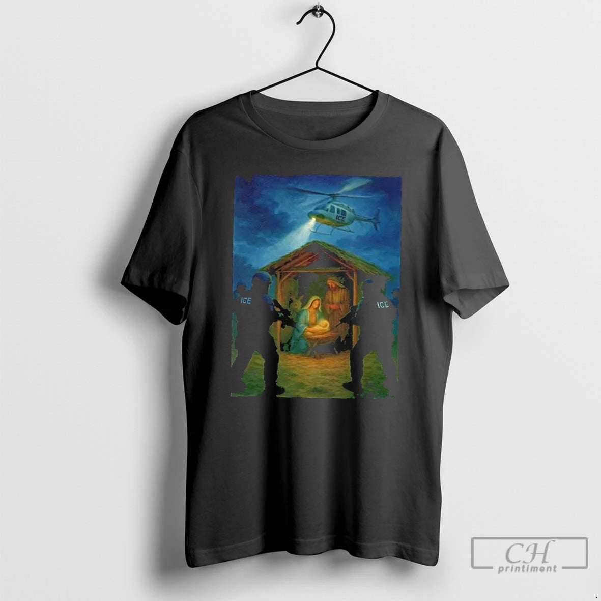 Classic Jesus Vs Ice Graphic T-Shirts, Hoodie, Sweatshirt | PopFlextees.com