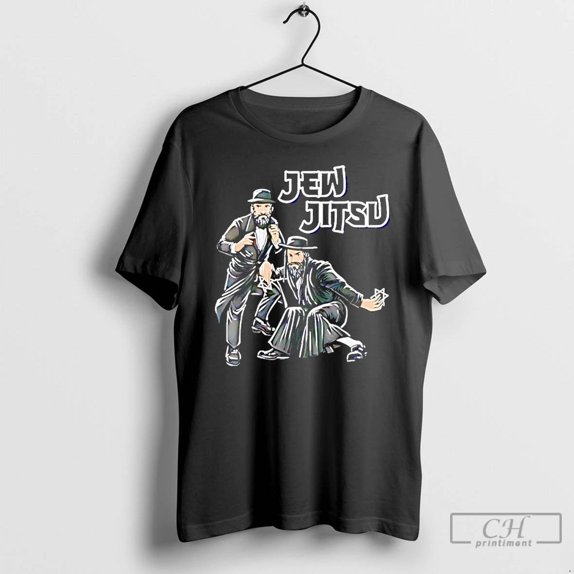 Classic Jew Jitsu Rabbi Horah Dance Graphic T-Shirts, Hoodie, Sweatshirt | PopFlextees.com