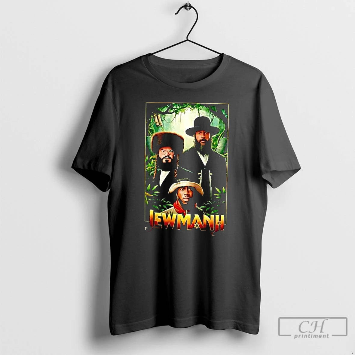 Classic Jewmanji Jack Black And Kevin Hart 1995 Film T-Shirts, Hoodie, Sweatshirt | PopFlextees.com