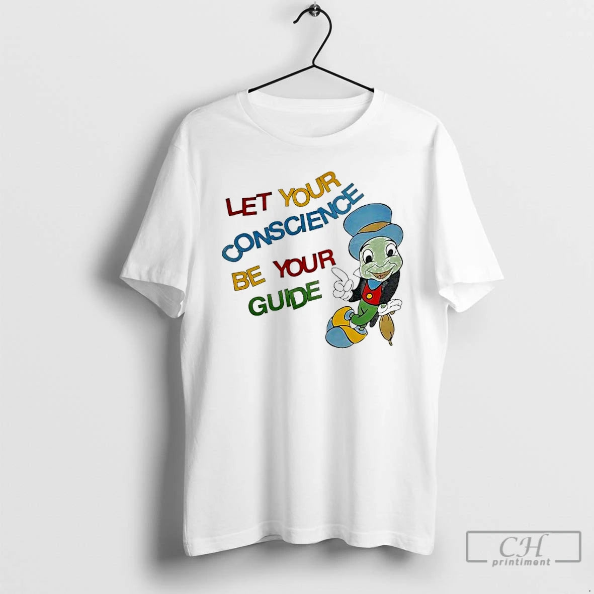 Classic Jiminy Cricket Let Your Conscience Be Your Guide Pride T-Shirts, Hoodie, Sweatshirt