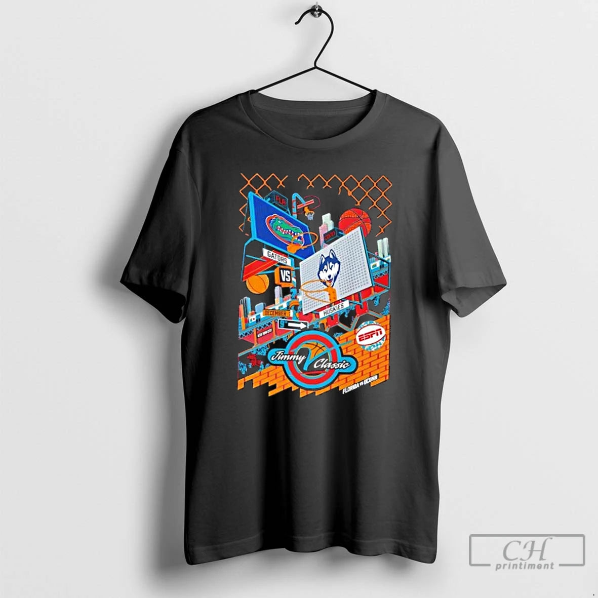 Classic Jimmy Classic Florida Gators Vs Vs Uconn Huskies 9th December T-Shirts, Hoodie, Sweatshirt | PopFlextees.com