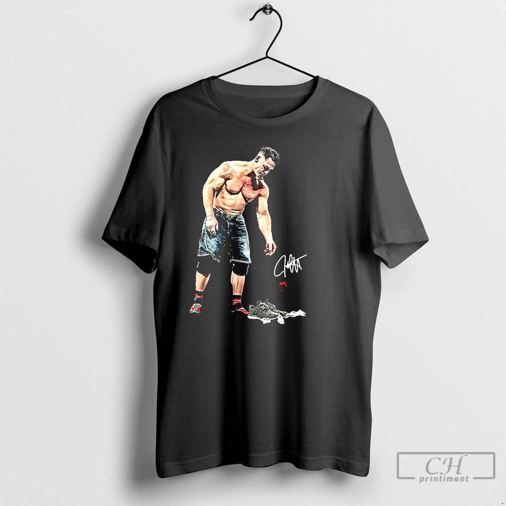 Classic John Cena Final Art Never Give Up Signature Hirt T-Shirts, Hoodie, Sweatshirt | PopFlextees.com