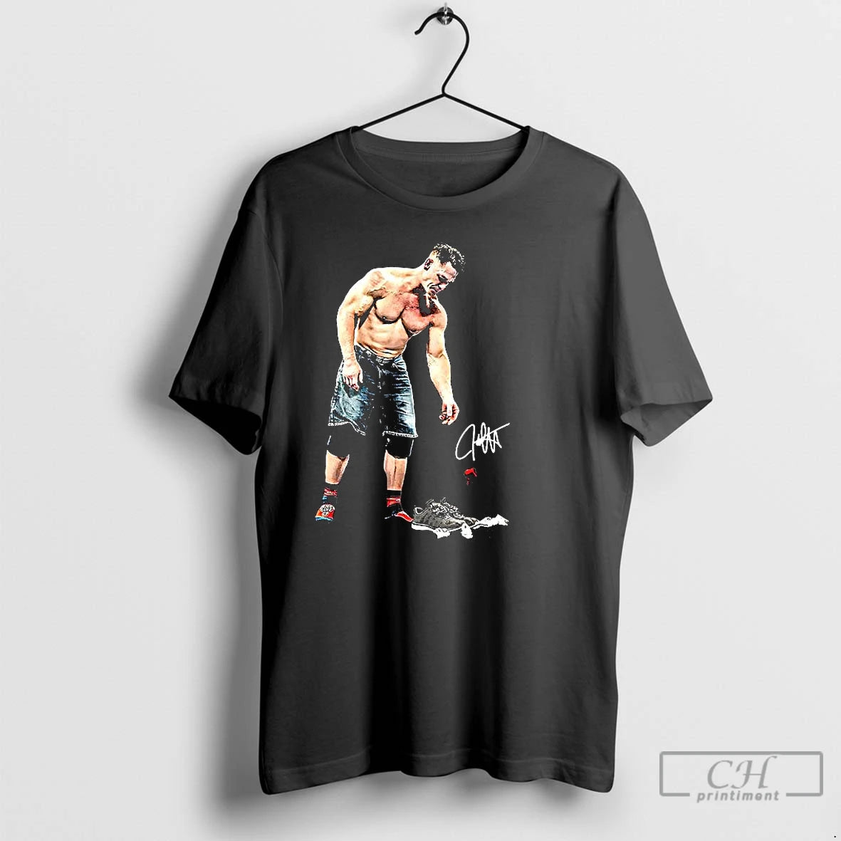 Classic John Cena Final Art Never Give Up Signature Hirt T-Shirts, Hoodie, Sweatshirt | PopFlextees.com