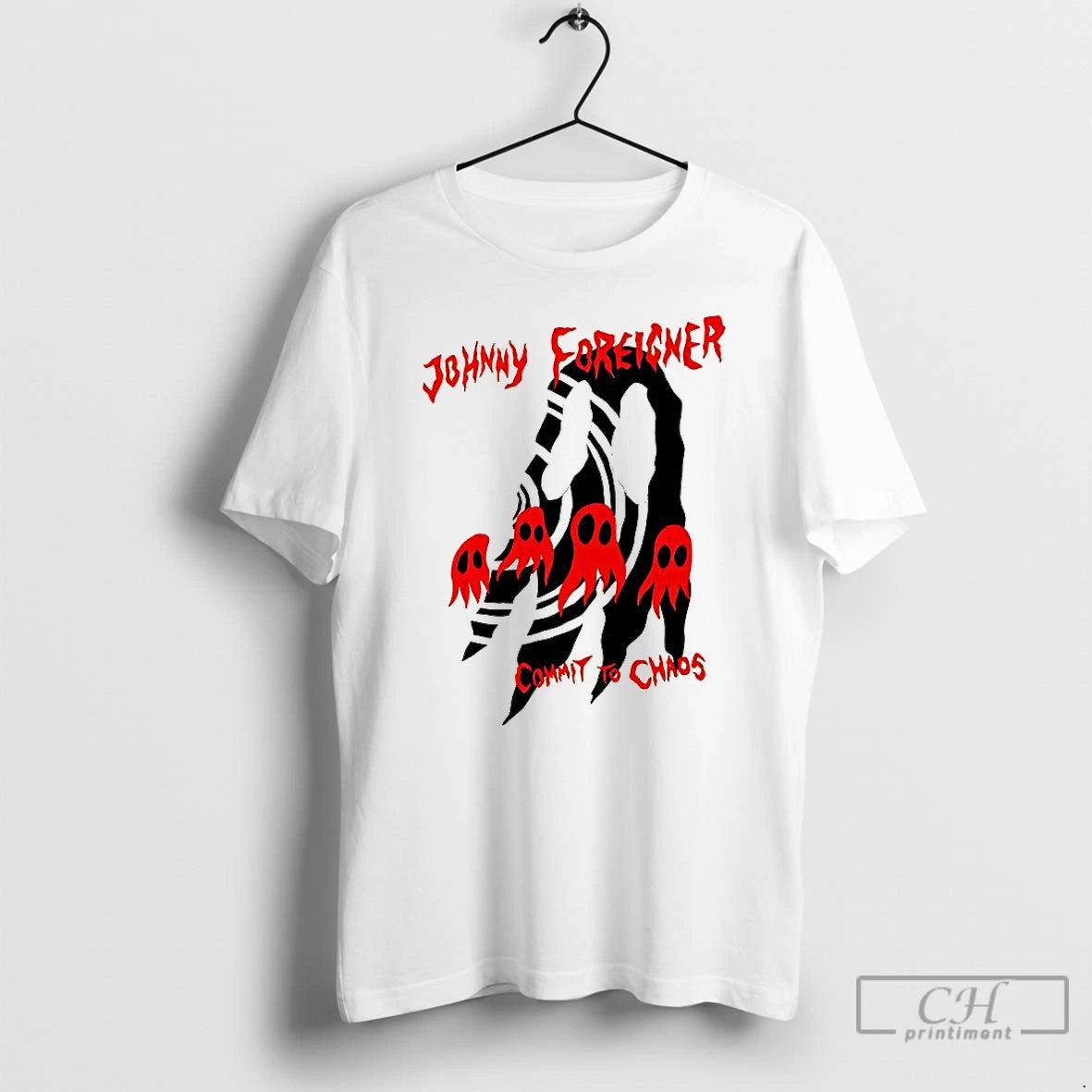 Classic Johnny Foreigner Commit To Chaos T-Shirts, Hoodie, Sweatshirt | PopFlextees.com