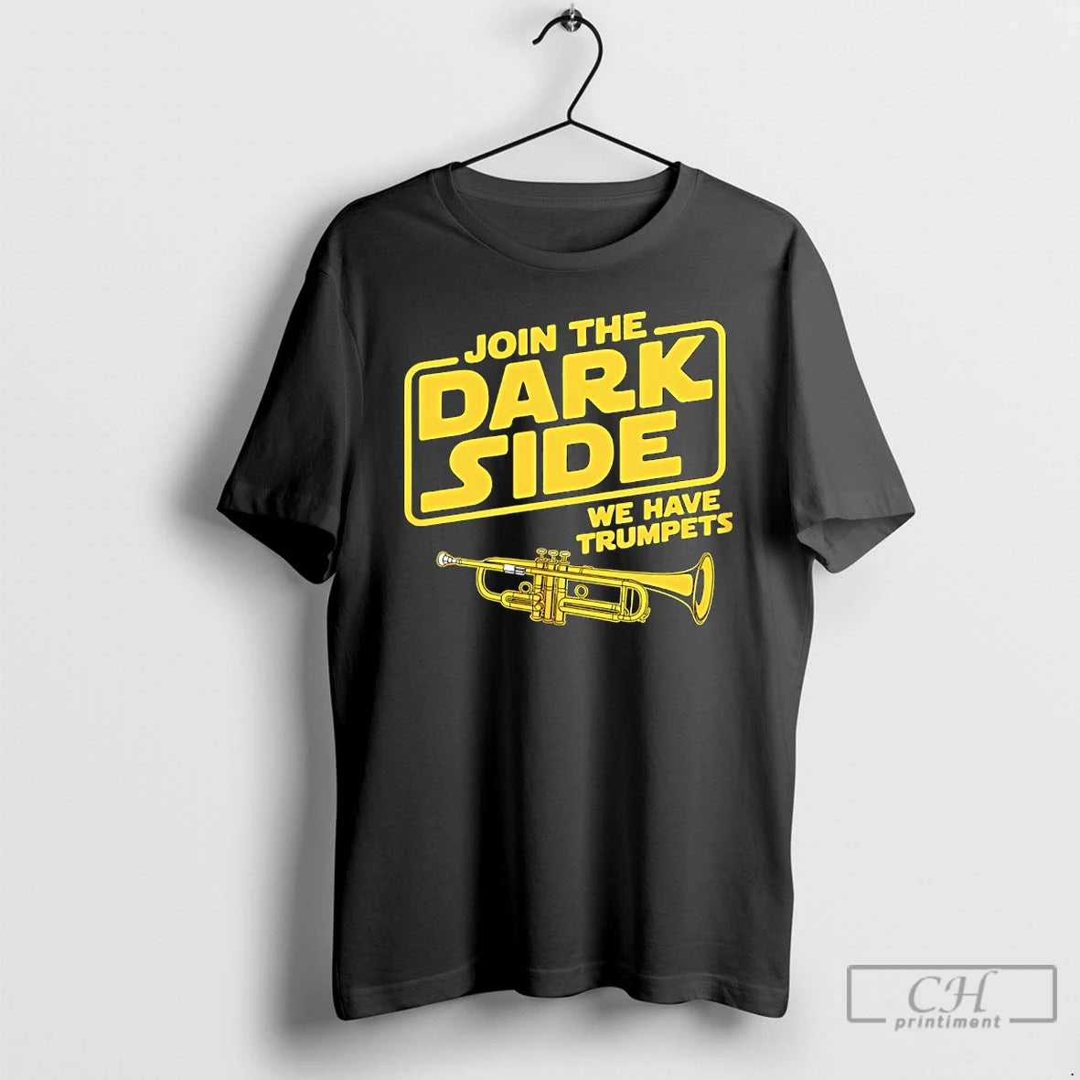 Classic Join The Dark Side We Have Trumpet Player T-Shirts, Hoodie, Sweatshirt | PopFlextees.com