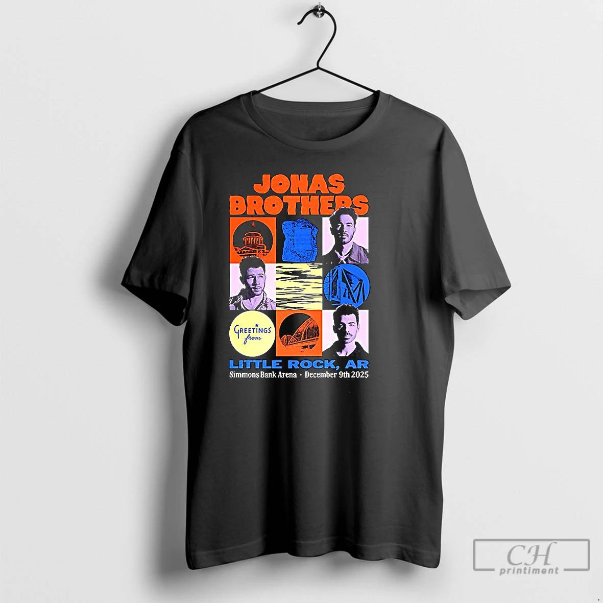 Classic Jonas Little Rock Arkansas Simmons Bank Arena 2025 T-Shirts, Hoodie, Sweatshirt | PopFlextees.com