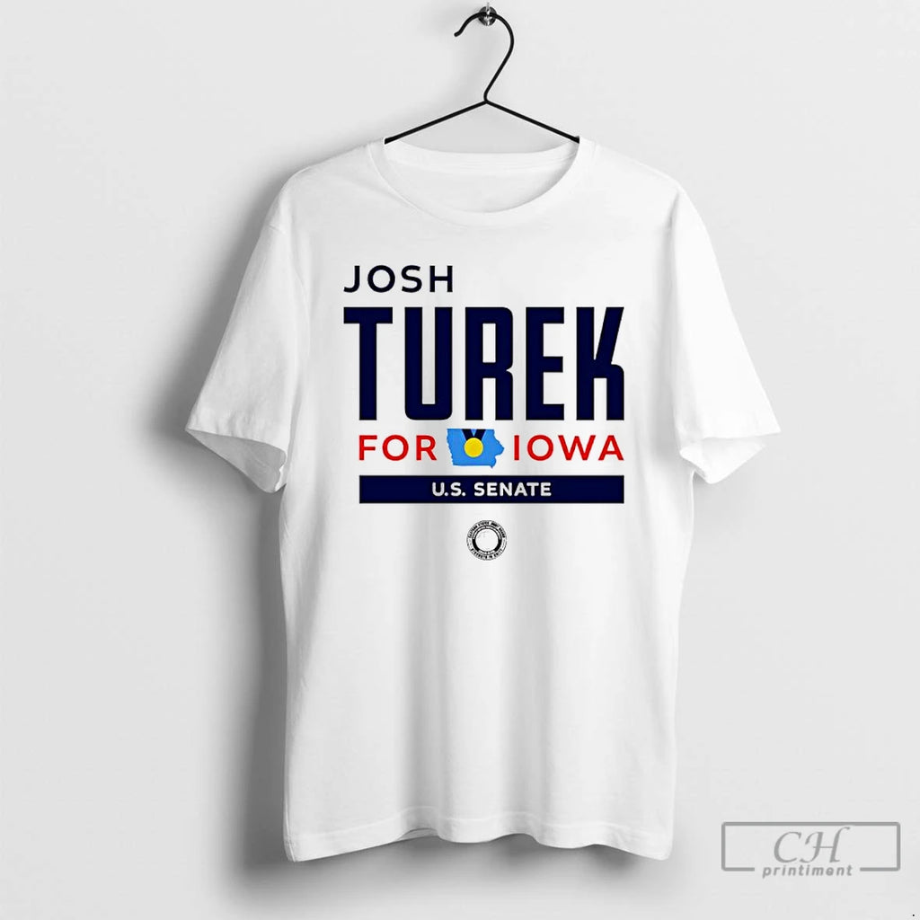 Classic Josh Turek For Iowa Square Logo T-Shirts, Hoodie, Sweatshirt | PopFlextees.com