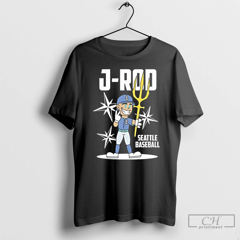 Classic Julio Rodriguez Seattle Mariners Superstar Cartoon T-Shirts, Hoodie, Sweatshirt | PopFlextees.com