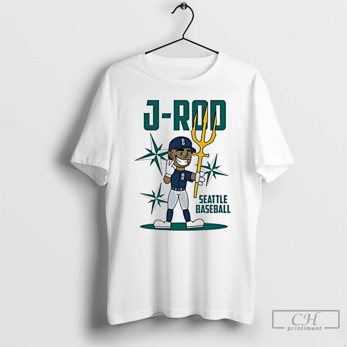 Classic Julio Rodriguez Seattle Mariners Baseball Cartoon Funny T-Shirts, Hoodie, Sweatshirt | PopFlextees.com