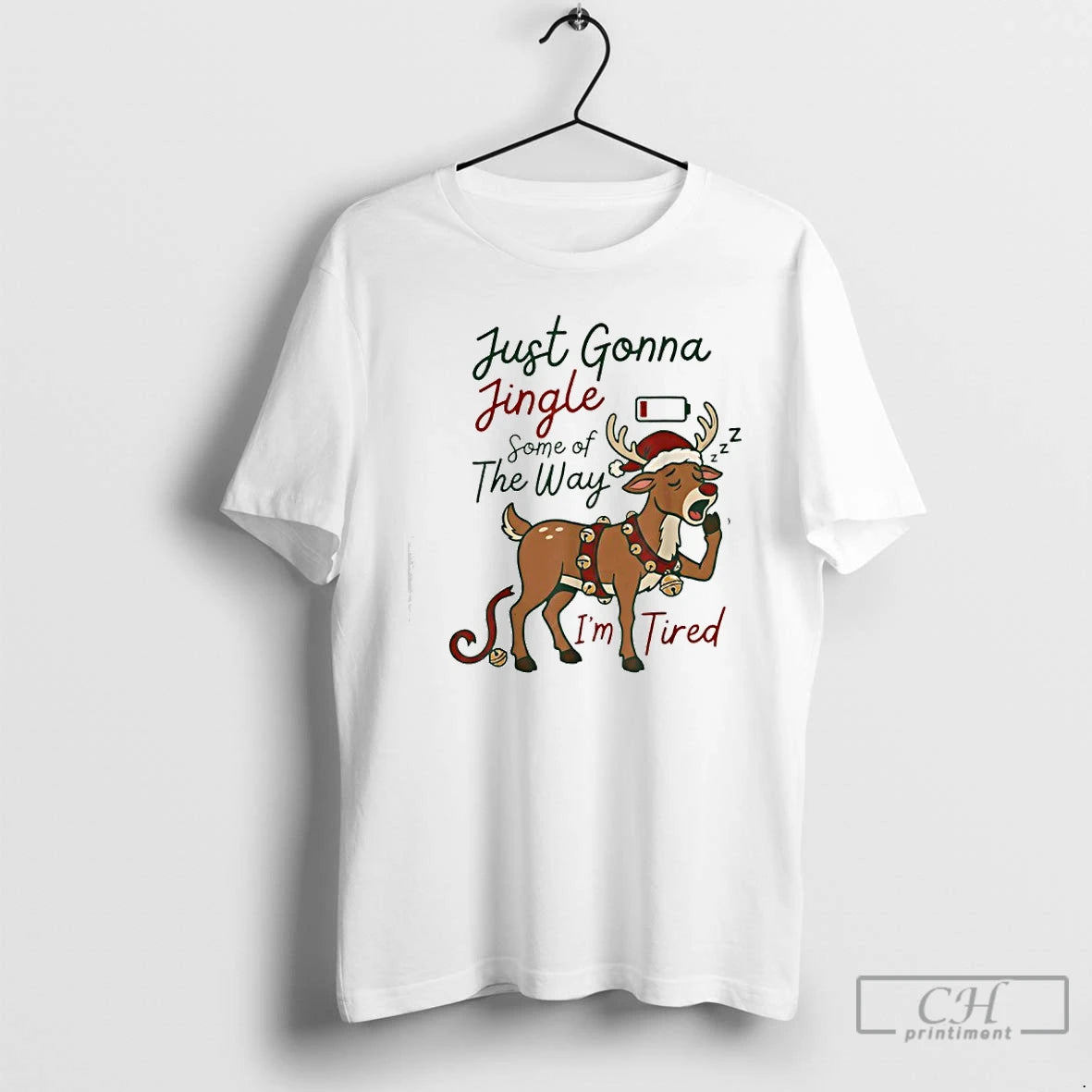 Classic Just Gonna Jingle Some Of The Way Im Tired Reindeer Christmas T Shirts Sweater Hoodie, Sweatshirt | PopFlextees.com