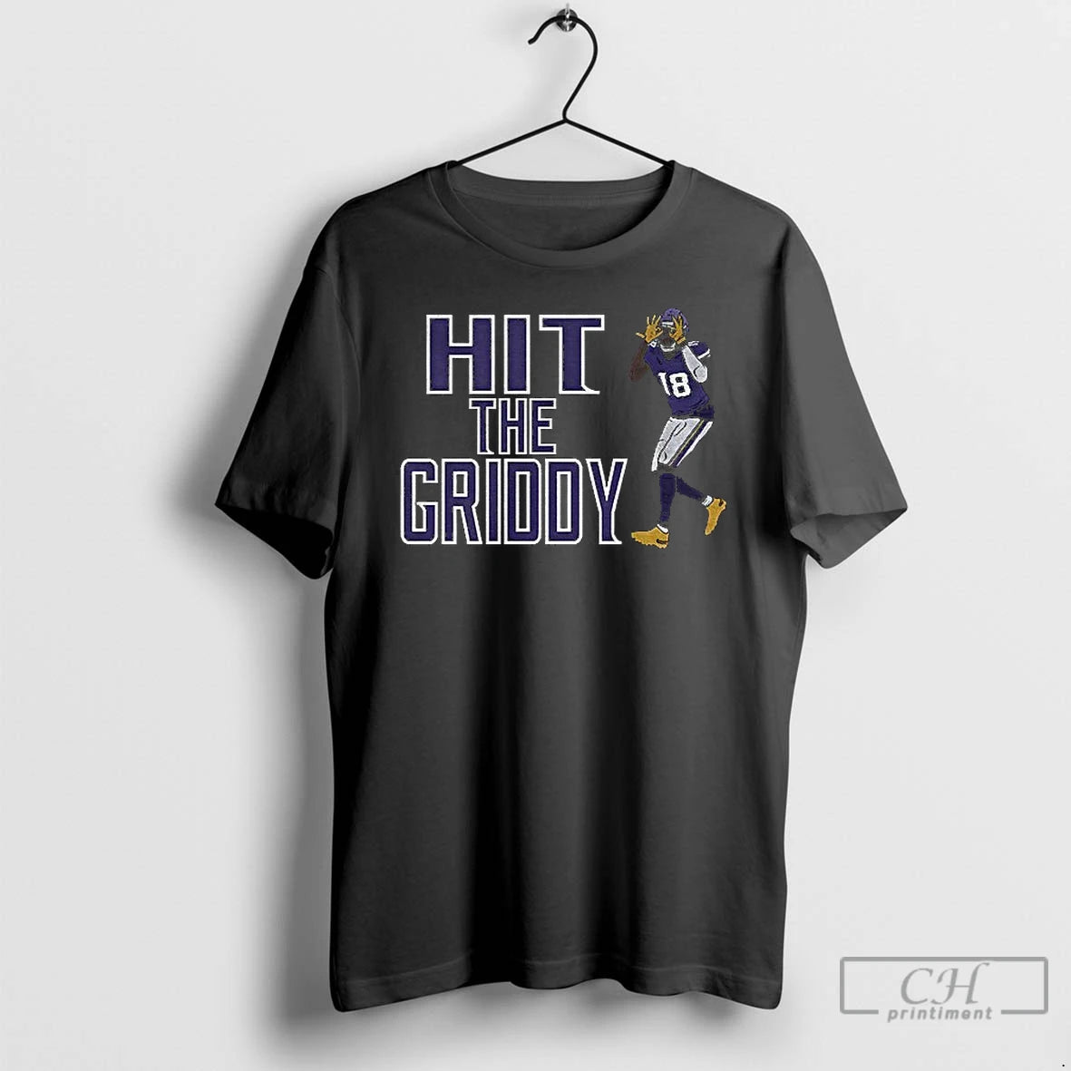 Classic Justin Jefferson Minnesota Vikings Hit The Griddy Football T-Shirts, Hoodie, Sweatshirt | PopFlextees.com