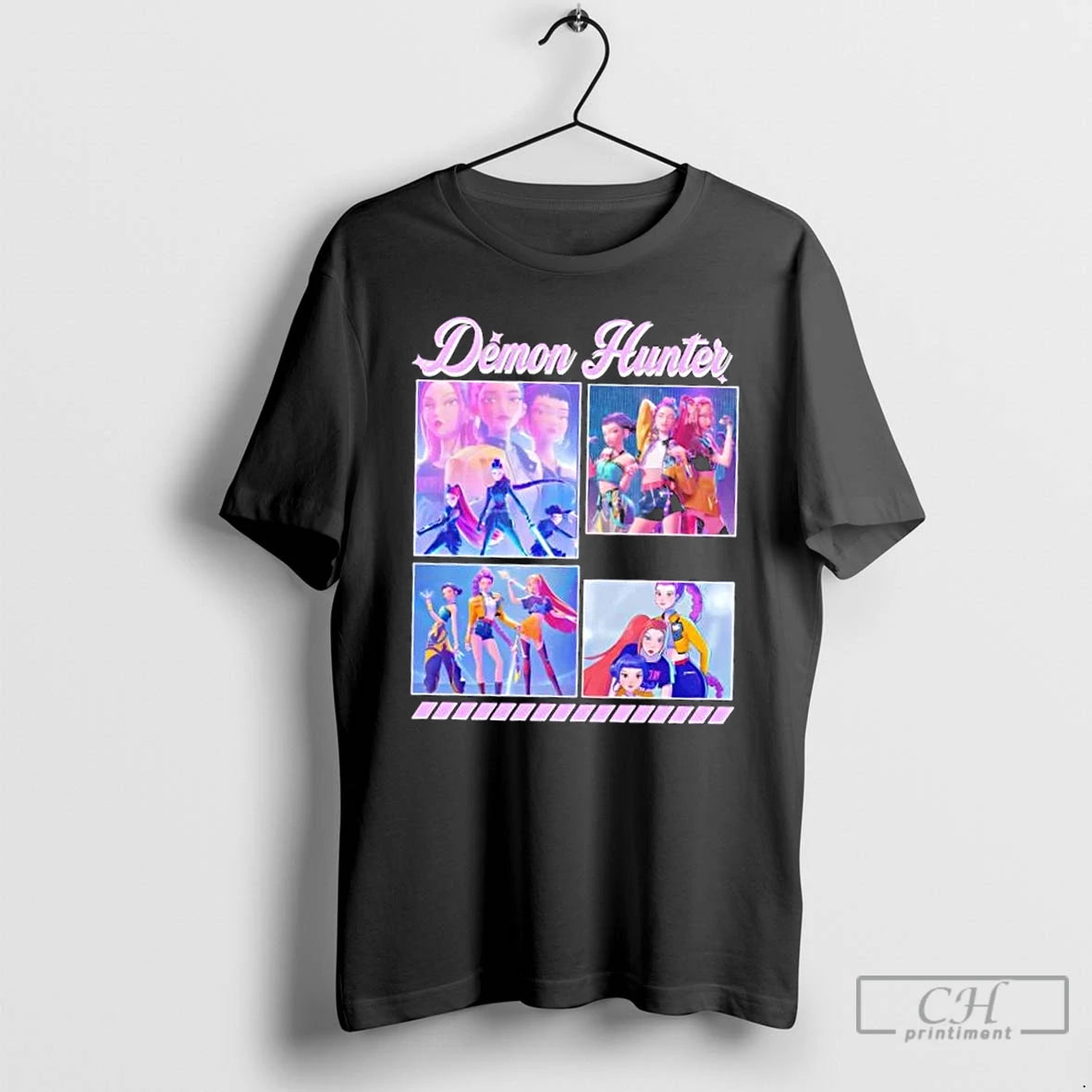 Classic K Pop Demon Hunter Anime Graphic T-Shirts, Hoodie, Sweatshirt | PopFlextees.com