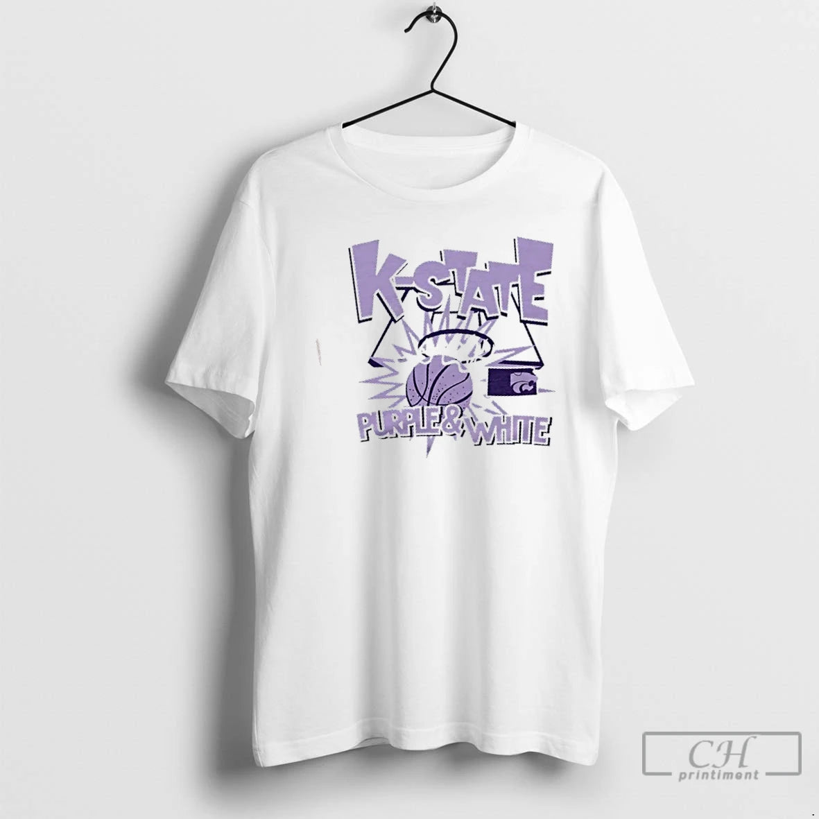 Classic K State Wildcats Purple And White Slam T-Shirts, Hoodie, Sweatshirt | PopFlextees.com