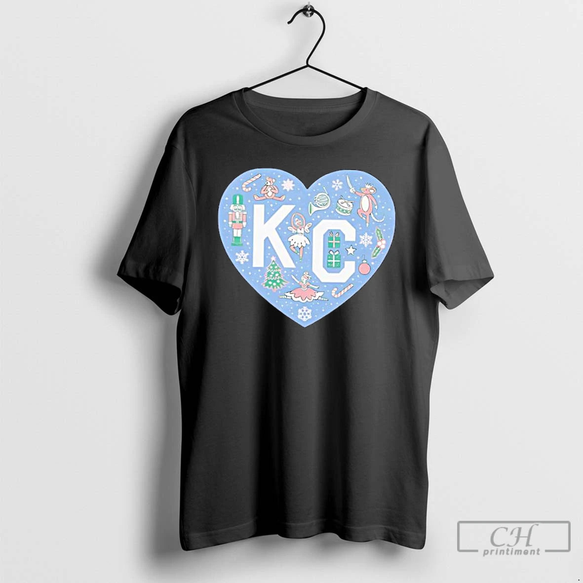 Classic Kc Ballet Nutcracker Heart T-Shirts, Hoodie, Sweatshirt | PopFlextees.com