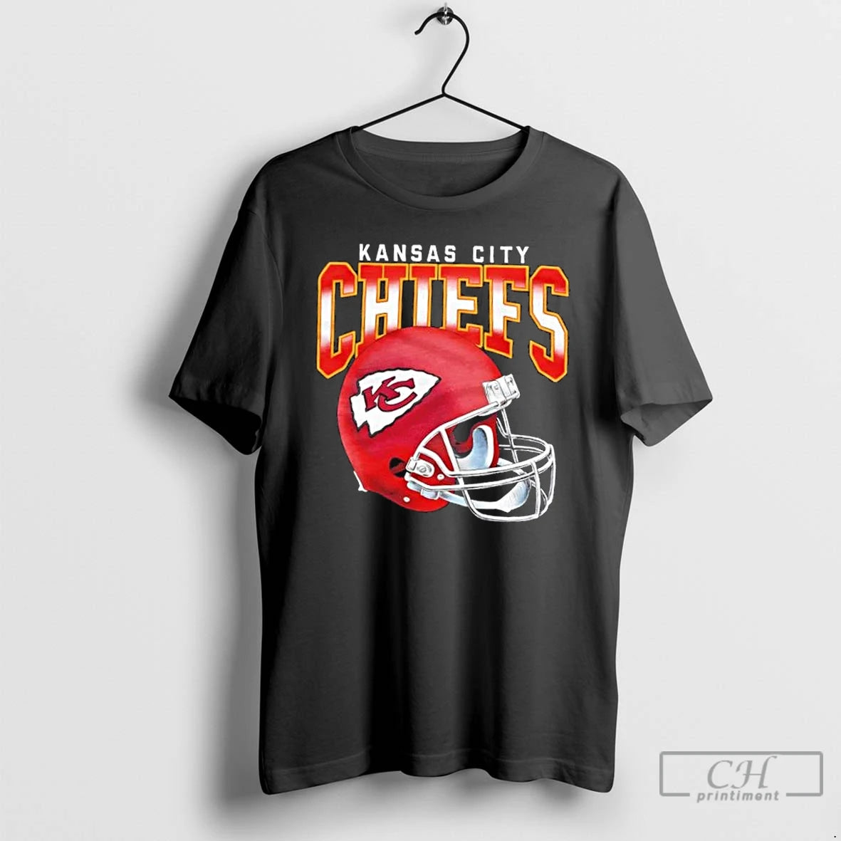 Classic Kansas City Chiefs Gradient Football Helmet T-Shirts, Hoodie, Sweatshirt | PopFlextees.com