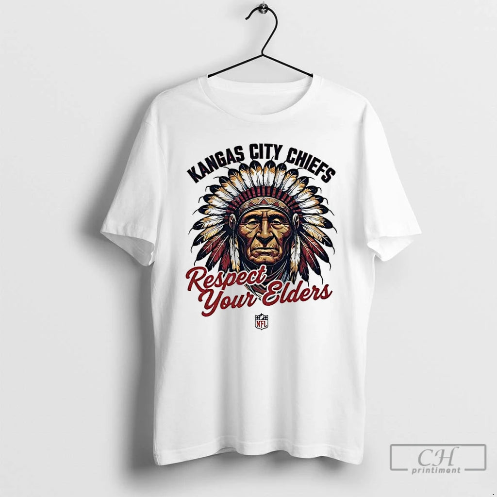 Classic Kansas City Chiefs Respect Your Elders T-Shirts, Hoodie, Sweatshirt | PopFlextees.com