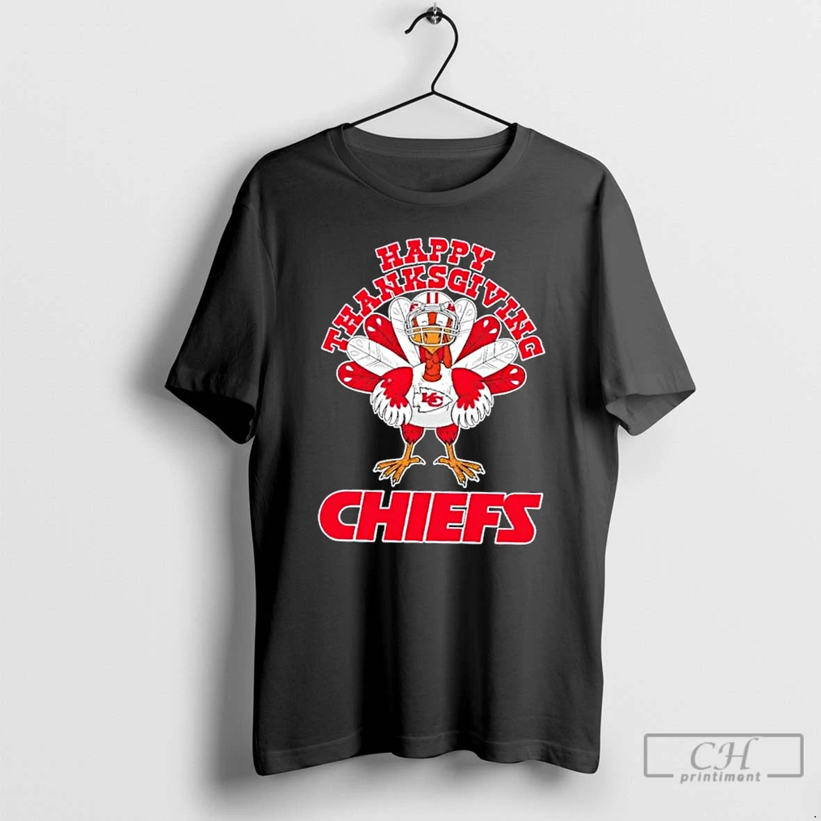 Classic Kansas City Chiefs X Turkey Happy Thanksgiving Graphic T-Shirts, Hoodie, Sweatshirt | PopFlextees.com