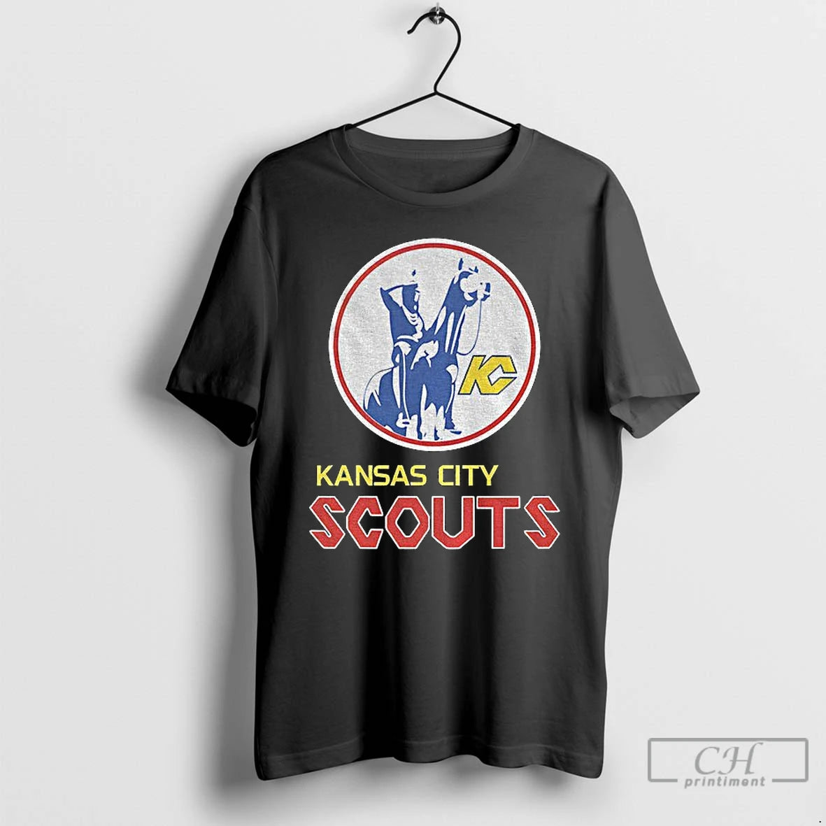 Classic Kansas City Scouts Jersey Adult Logo T-Shirts, Hoodie, Sweatshirt | PopFlextees.com