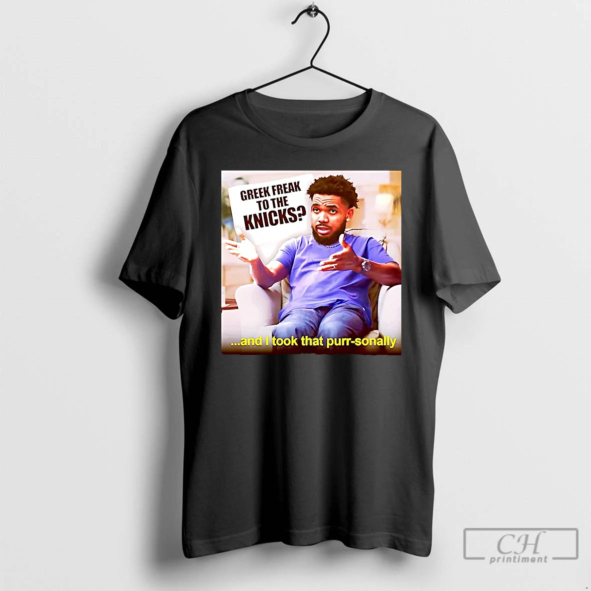 Classic Karl Anthony Towns Ny Knicks Greek Freak To The Knicks And I Took That T-Shirts, Hoodie, Sweatshirt | PopFlextees.com
