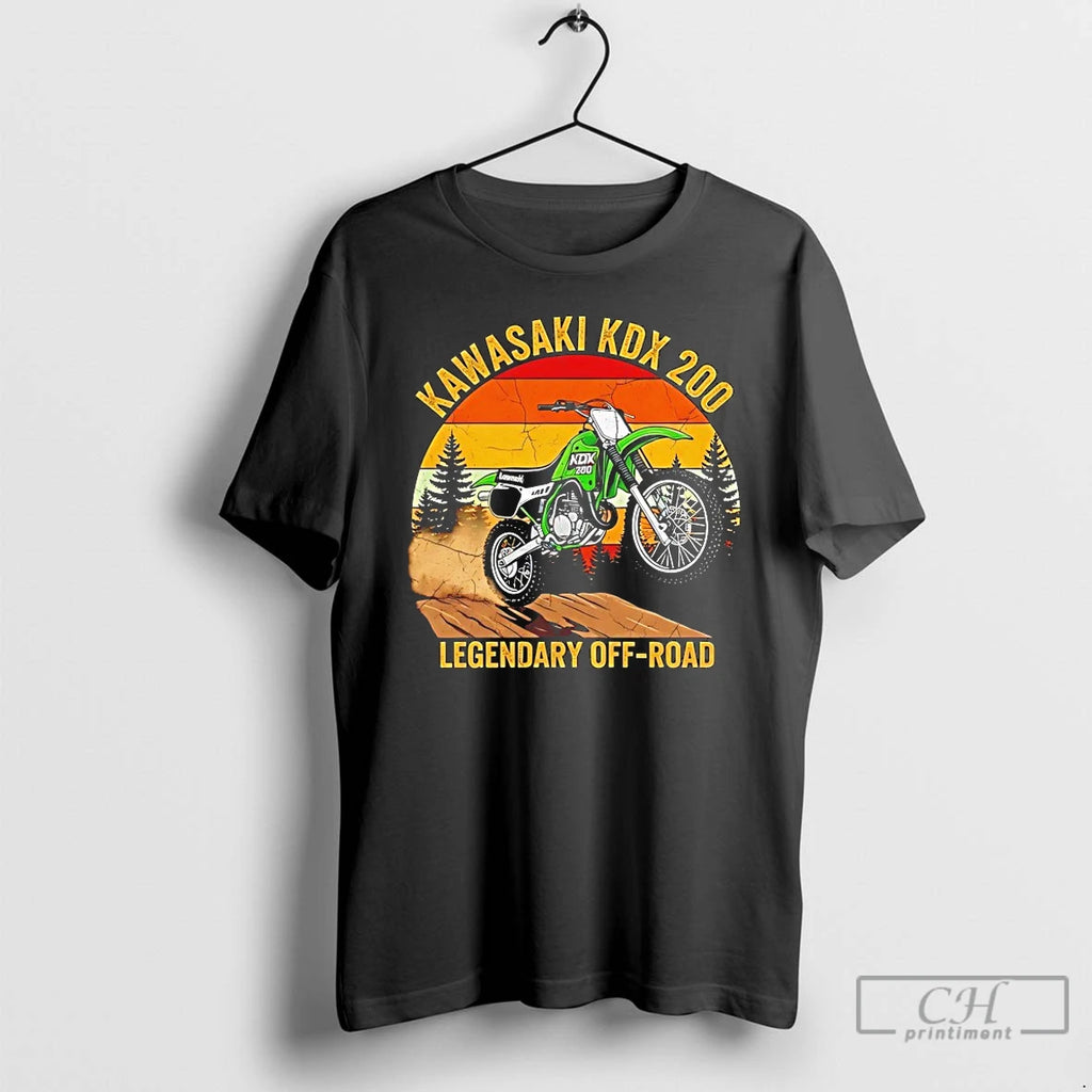 Classic Kawasaki Kdx 200 Legendary Off Road Vintage T-Shirts, Hoodie, Sweatshirt | PopFlextees.com