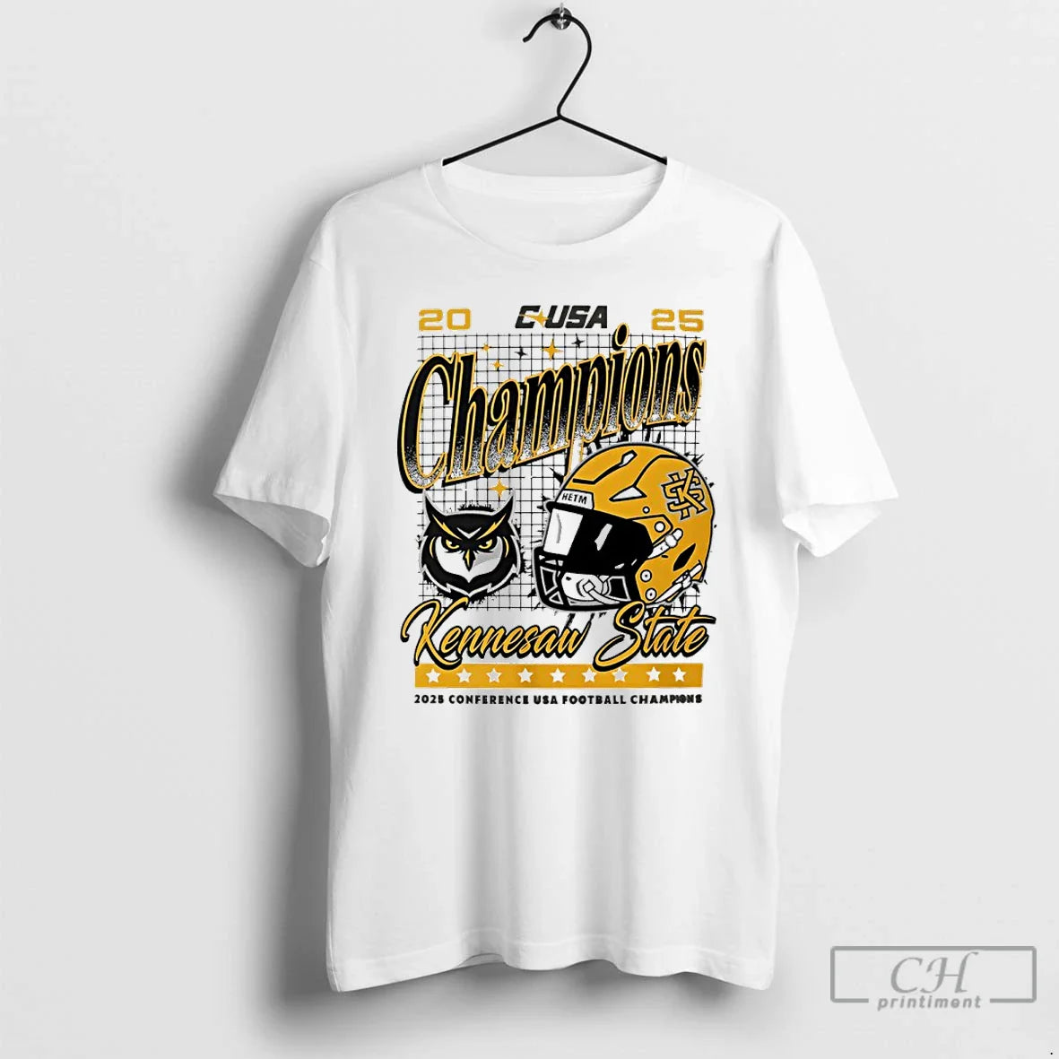 Classic Kennesau State Ksu 2025 Conference Champions Helmet T-Shirts, Hoodie, Sweatshirt