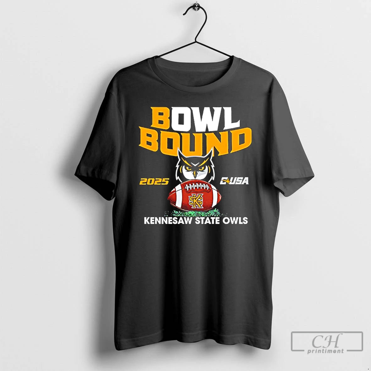 Classic Kennesaw State Owls 2025 Bowl Bound C Usa T-Shirts, Hoodie, Sweatshirt | PopFlextees.com