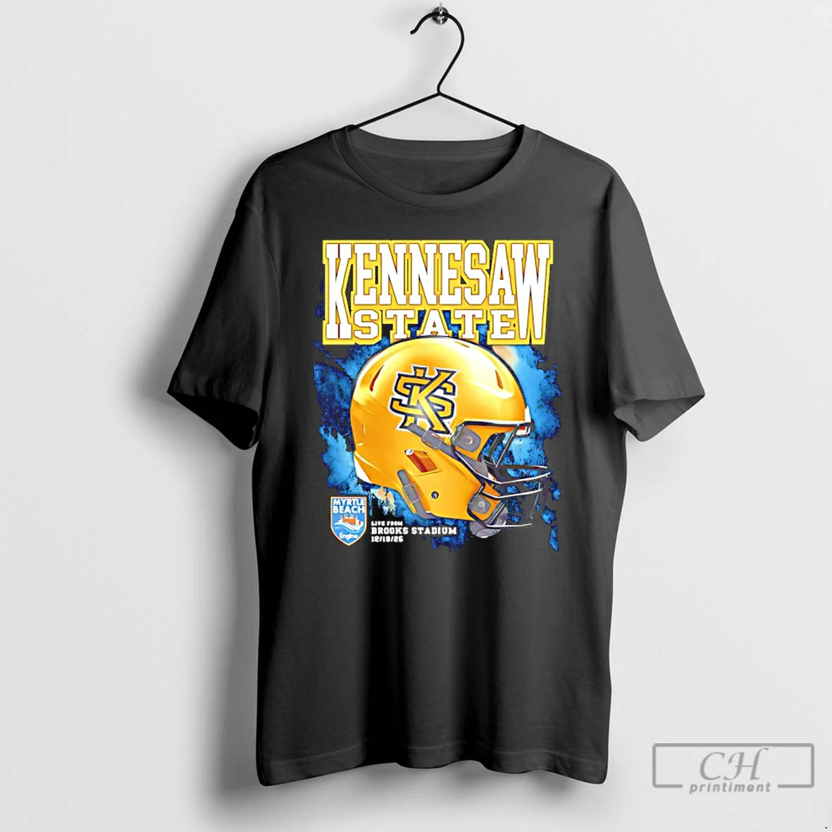 Classic Kennesaw State Owls Ksu Myrtle Beach Bowl 2025 Helmet T-Shirts, Hoodie, Sweatshirt | PopFlextees.com