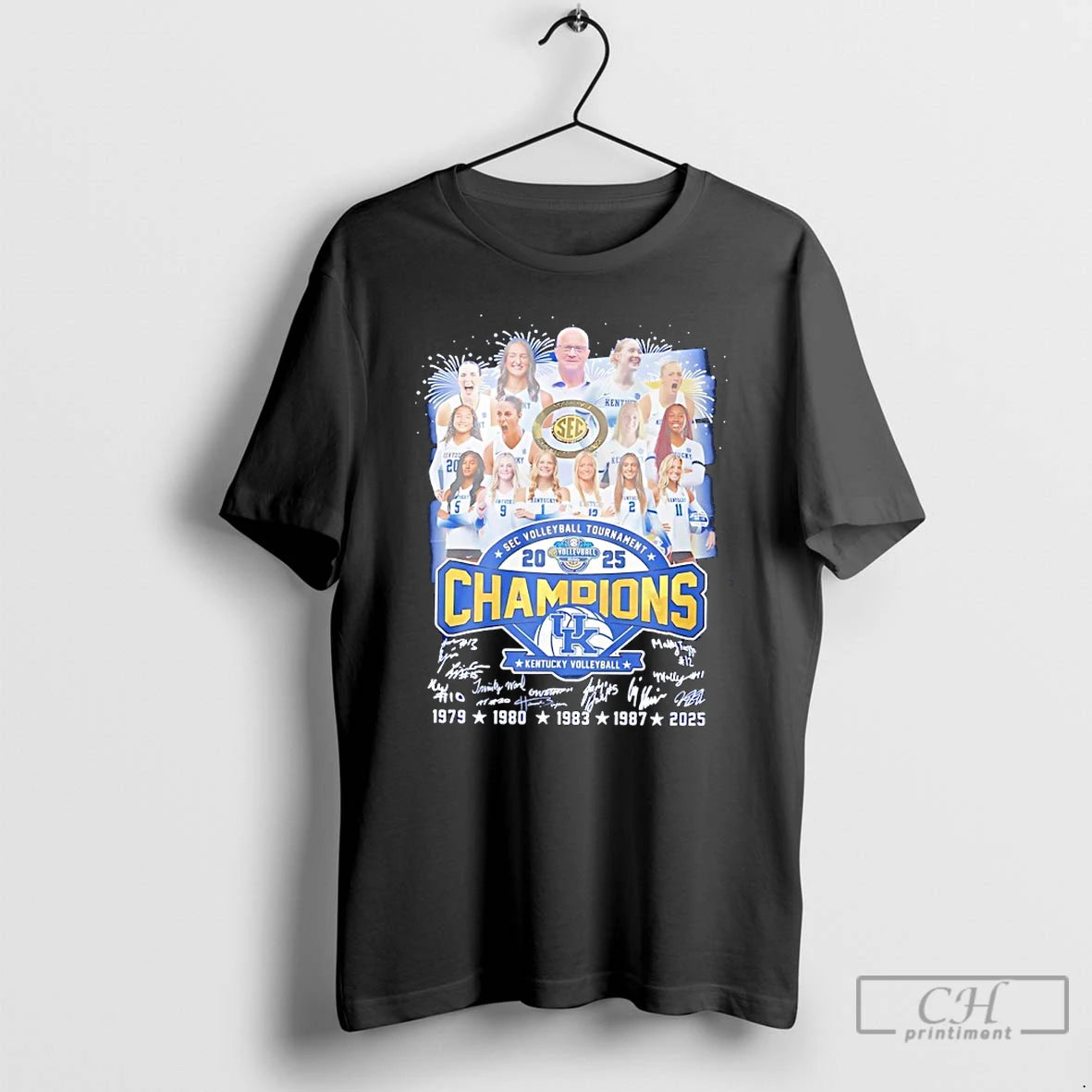 Classic Kentucky Wildcats Sec Womens Volleyball Champions 2025 5 Time T-Shirts, Hoodie, Sweatshirt | PopFlextees.com