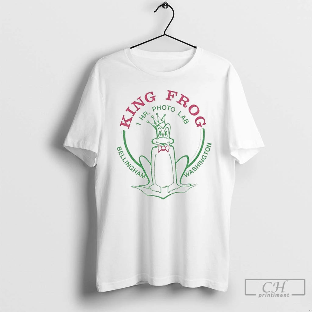 Classic King Frog 1 Hour Photo Lab Bellingham Washington T-Shirts, Hoodie, Sweatshirt | PopFlextees.com