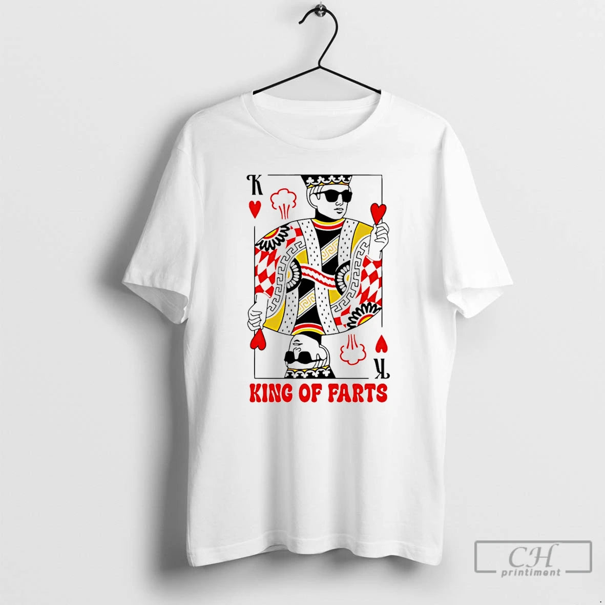 Classic King Of Farts Cards Retro T-Shirts, Hoodie, Sweatshirt | PopFlextees.com