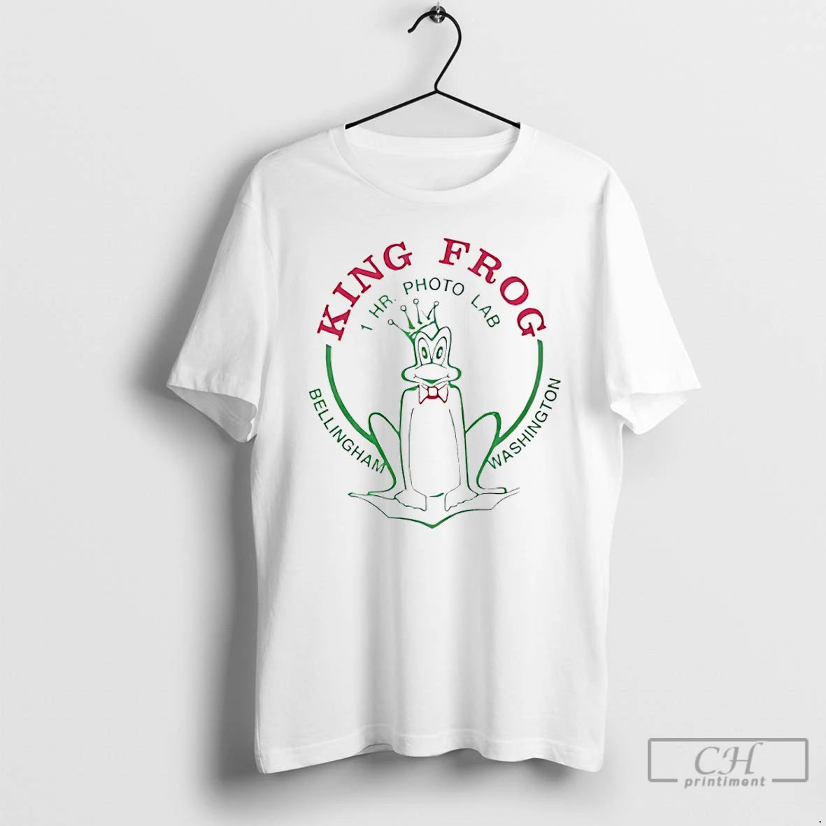 Classic King Frog One Hour Photo Lab Bellingham T-Shirts, Hoodie, Sweatshirt | PopFlextees.com