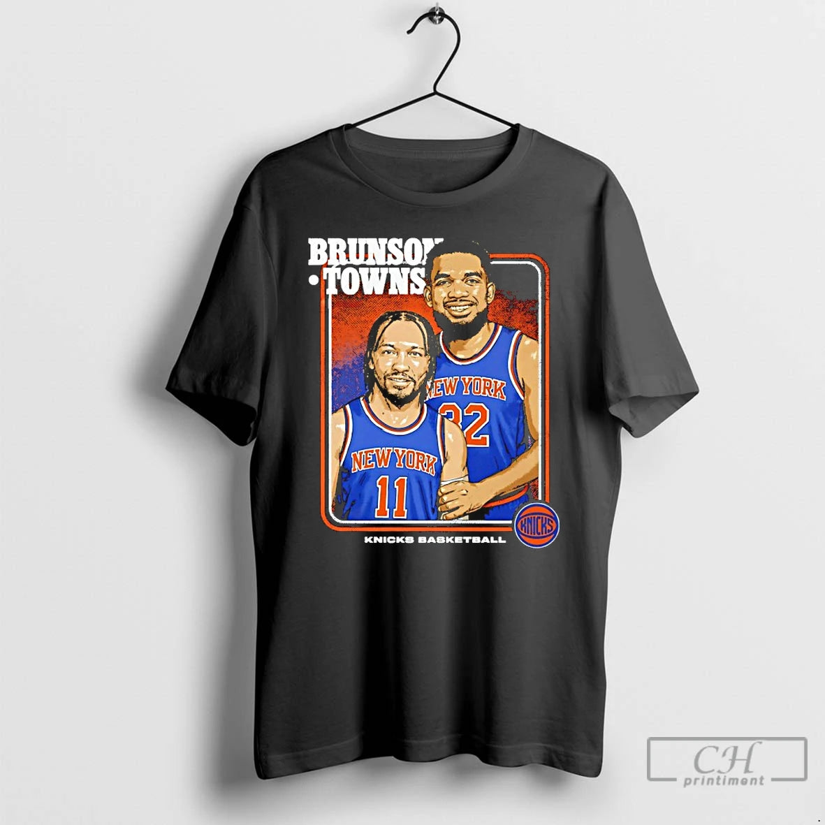 Classic Knicks Step Brothers Jalen Brunson And Karl Anthony Towns T-Shirts, Hoodie, Sweatshirt | PopFlextees.com