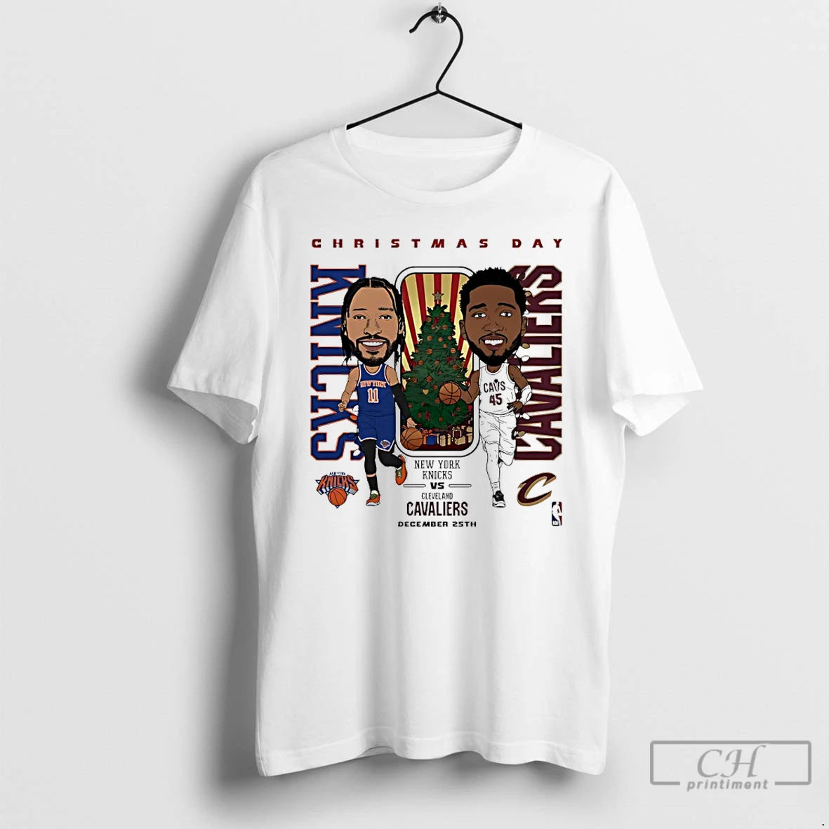 Classic Knicks Vs Cavaliers 2025 Nba Christmas Day Match Up T-Shirts, Hoodie, Sweatshirt | PopFlextees.com