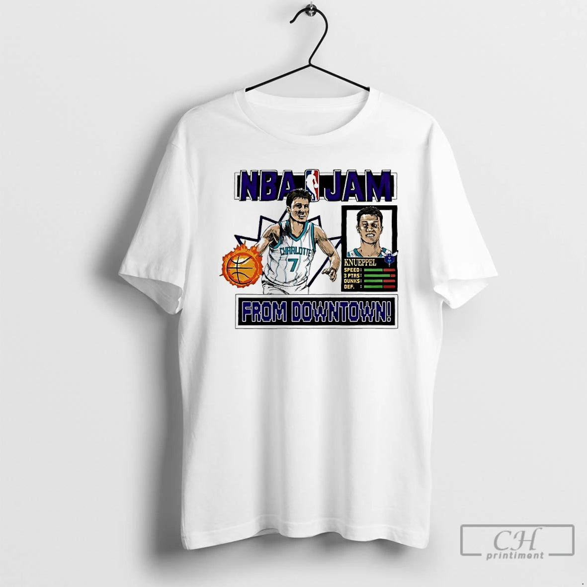 Classic Kon Knueppel Charlotte Hornets Nba Jam Downtown T-Shirts, Hoodie, Sweatshirt